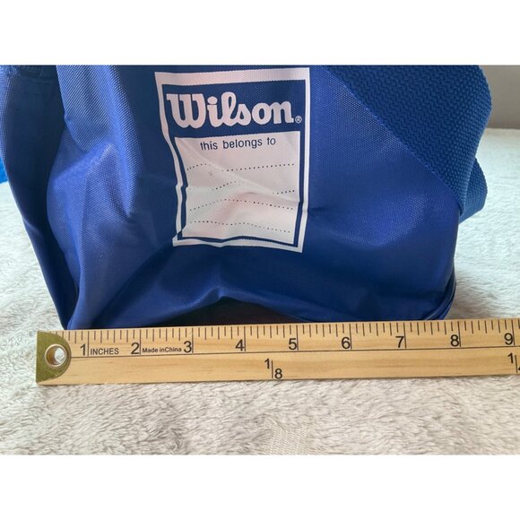 New Old Stock Wilson Vintage 90's Sports Gear Athletic Gym Duffle Bag Y2K - Picture 6 of 10
